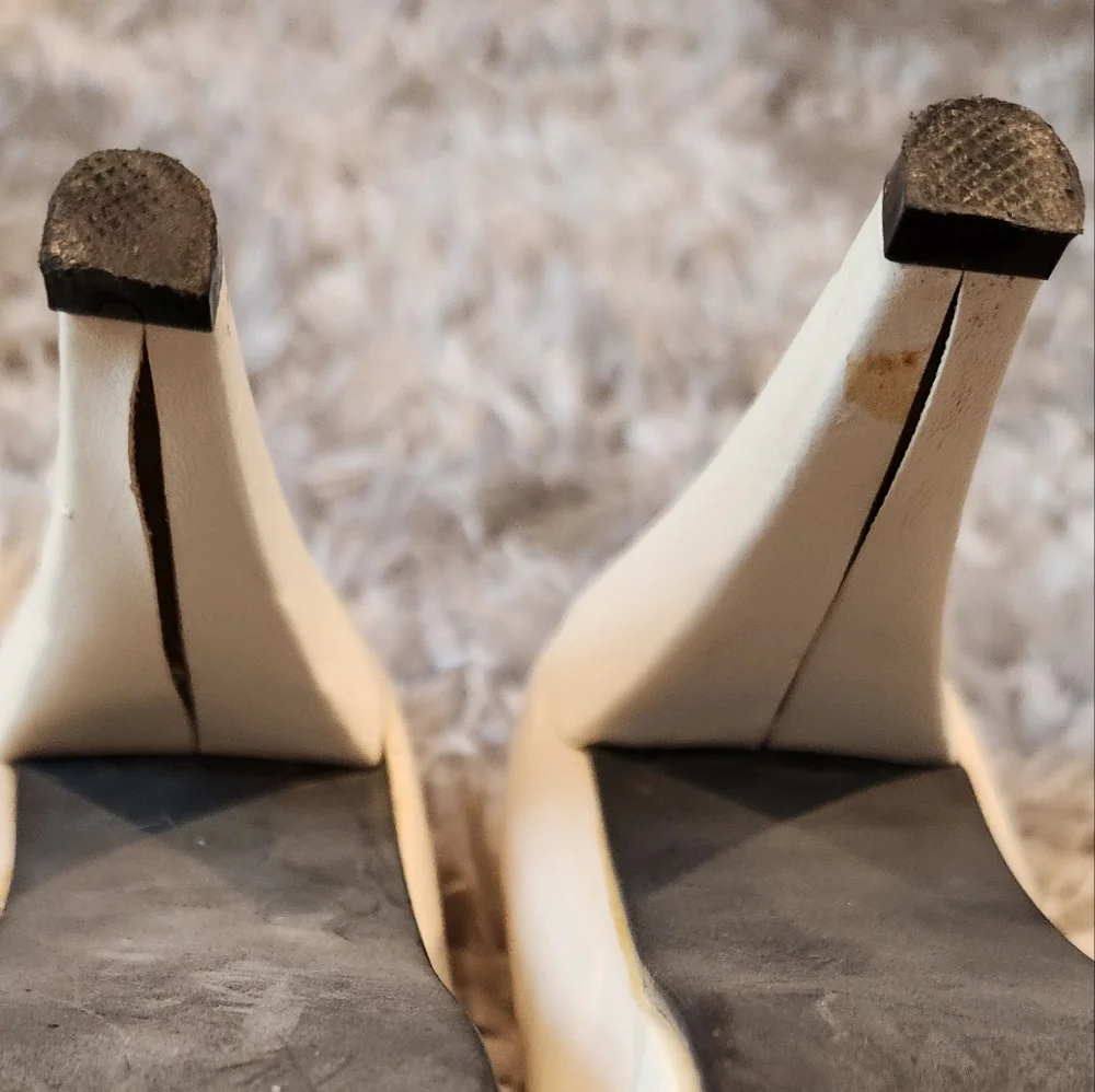 White Platform Heels - Picture 4 of 5